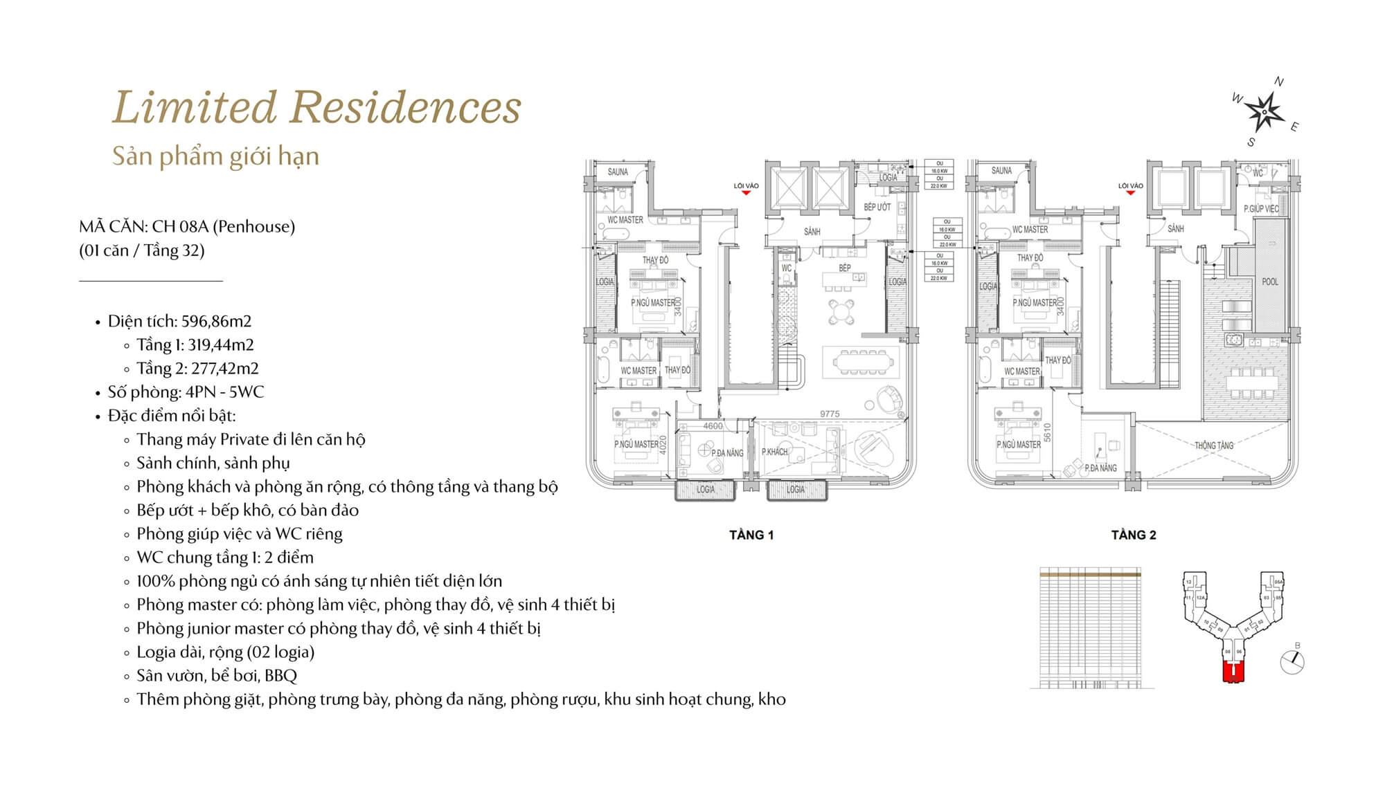 thiết kế căn hộ the magnolia private residences long biên