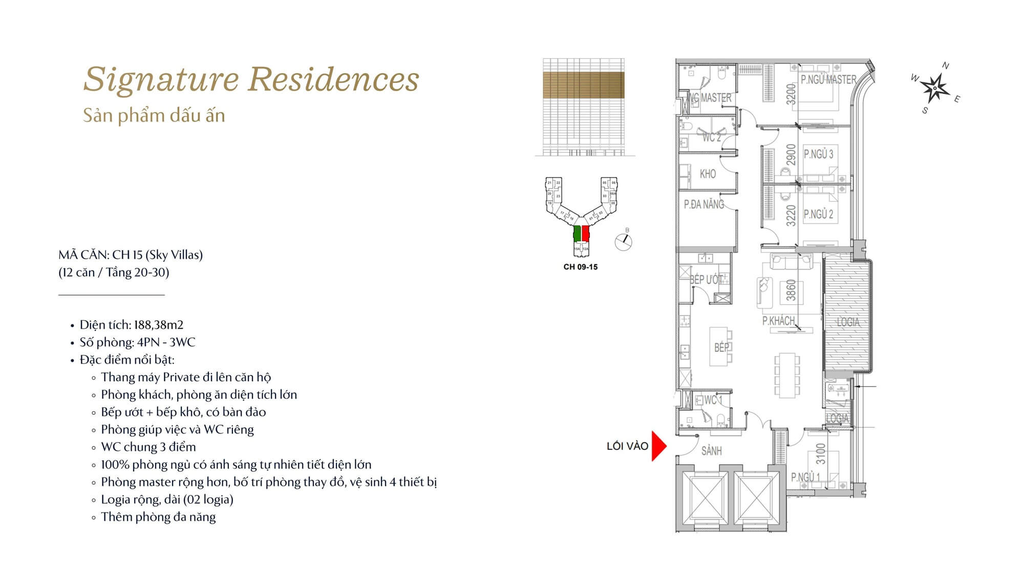 thiết kế căn hộ the magnolia private residences long biên