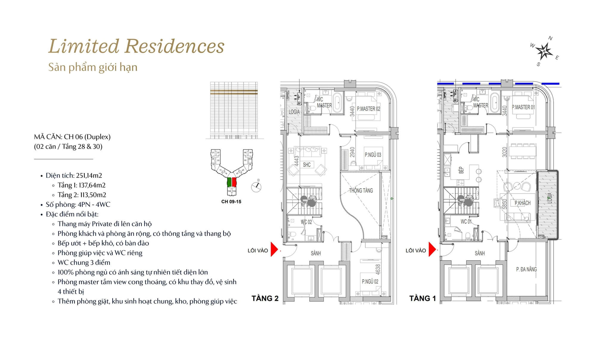thiết kế căn hộ the magnolia private residences long biên
