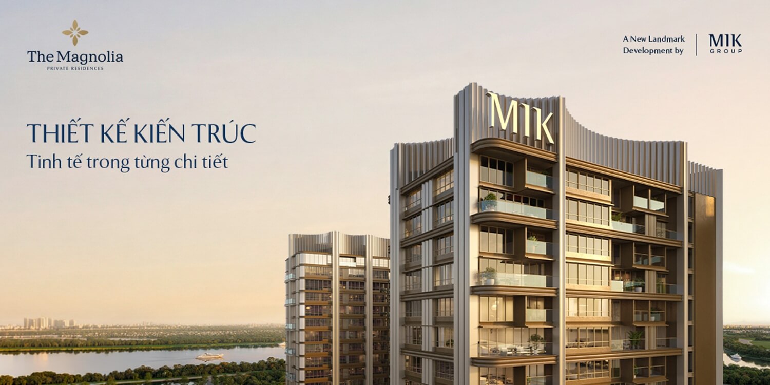 thiết kế kiến trúc the magnolia private residences long biên