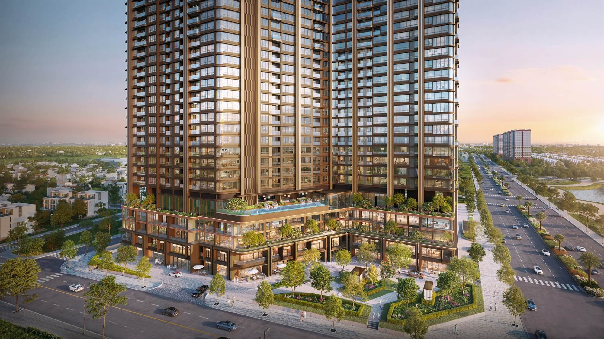 tiện ích dự án the magnolia private residences long biên